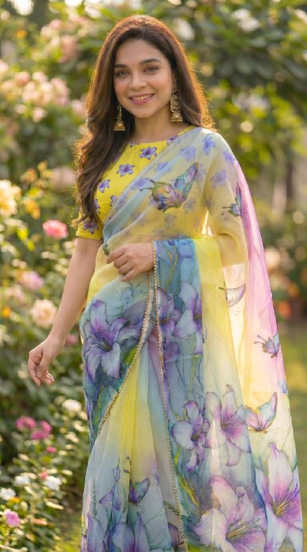 Premium Soft Georgette Saree