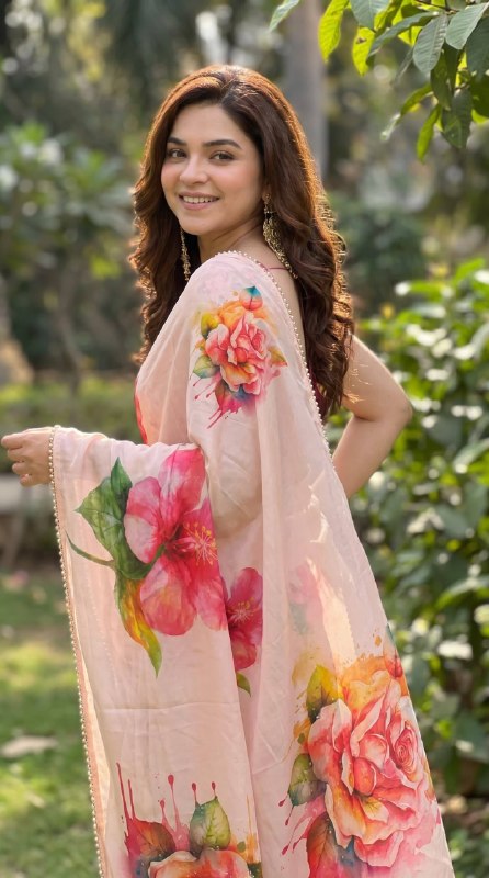 launching New Designer Soft Georgette saree