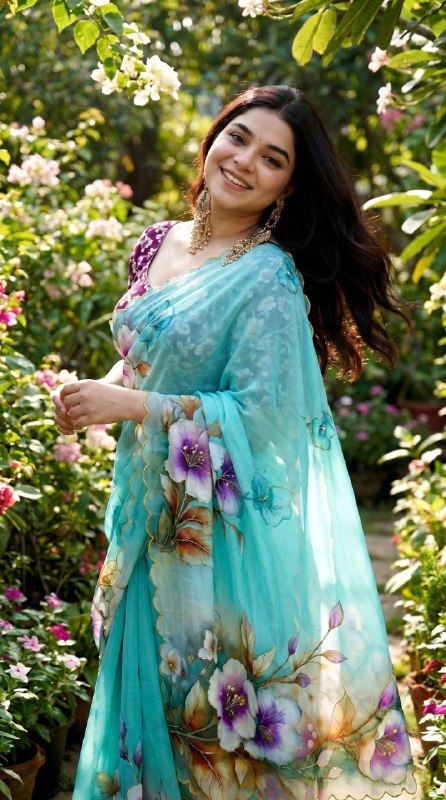 Premium Soft pure Georgette Saree