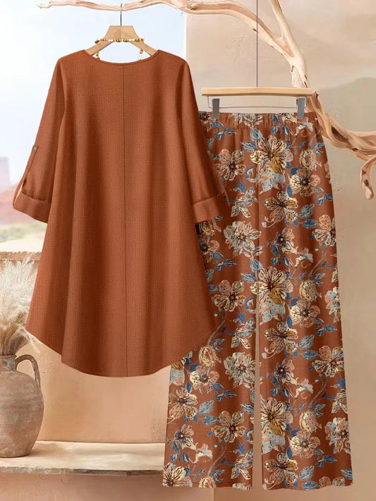 Flower Top Women's Relaxed Fit