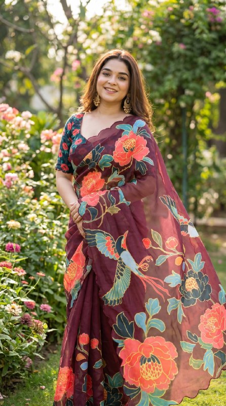 Premium Soft pure Georgette Saree