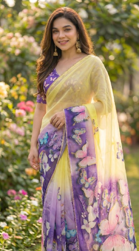 Premium Soft Georgette Saree