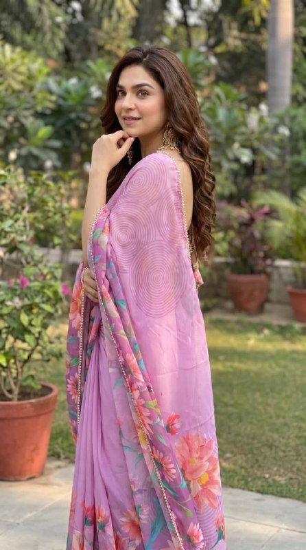 Premium designer Soft Georgette sarees