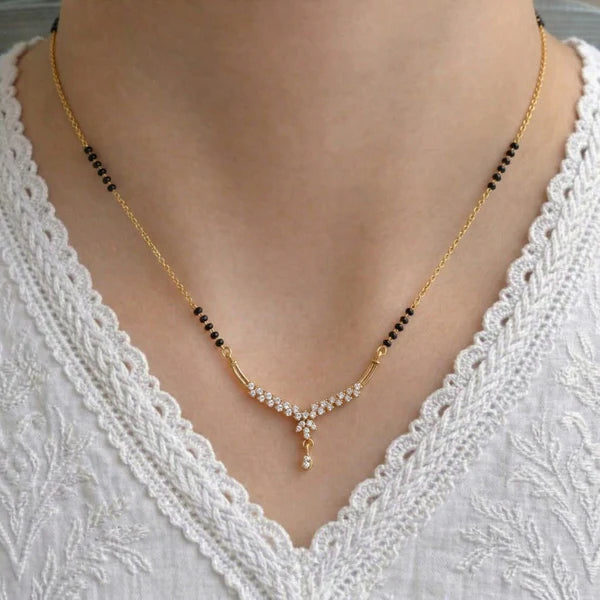 Samaira Gold Plated Mangalsutra