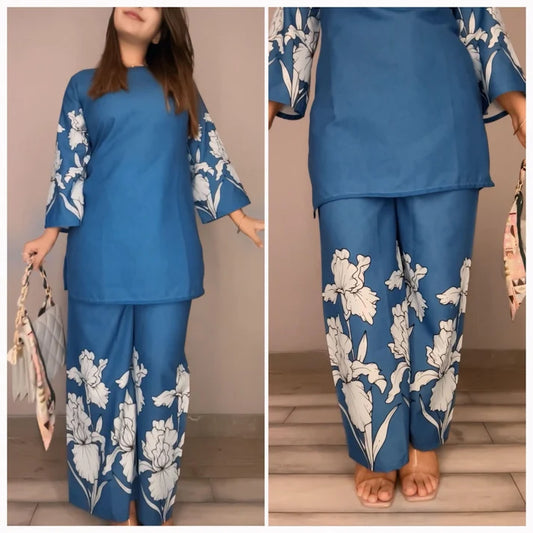 Blue Blossom - Imported Rayon