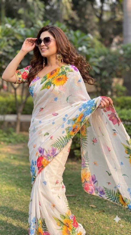Premium designer Soft Georgette sarees