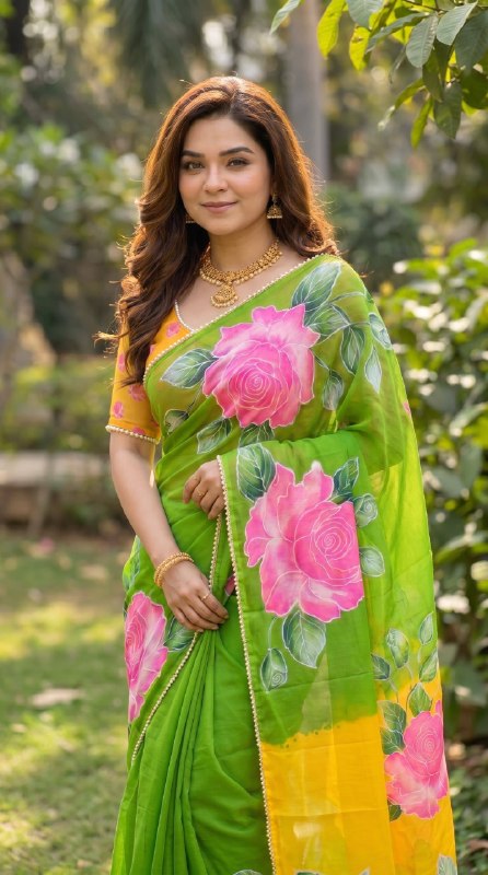 launching New Designer Soft Georgette saree