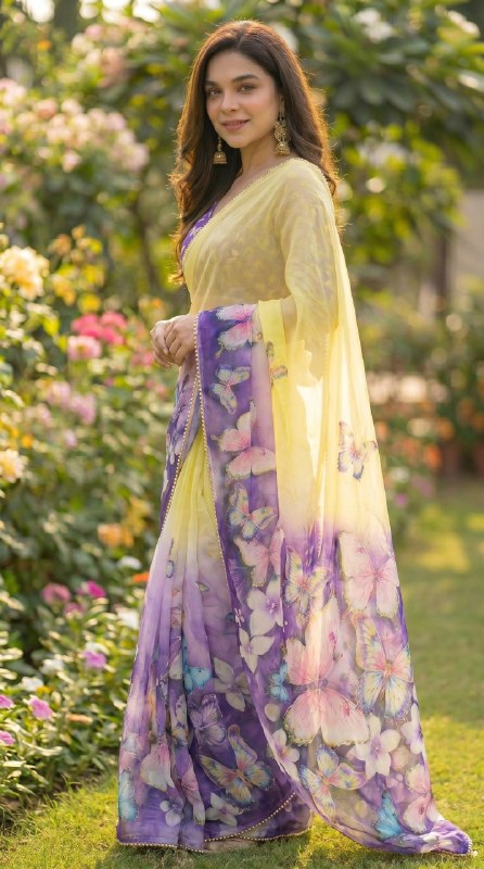 Premium Soft Georgette Saree