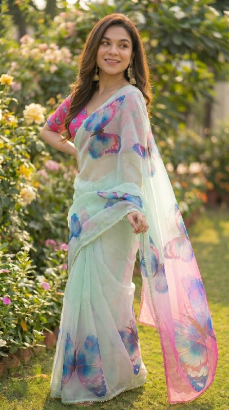 Premium Soft Georgette Saree