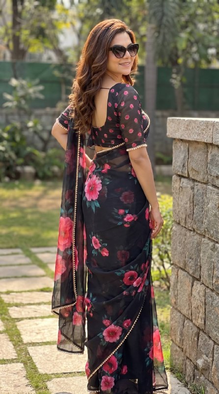 Premium designer Soft Georgette saree