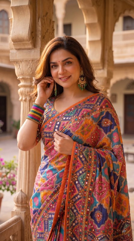 Premium designer Soft Chinnon with beautiful print sarees