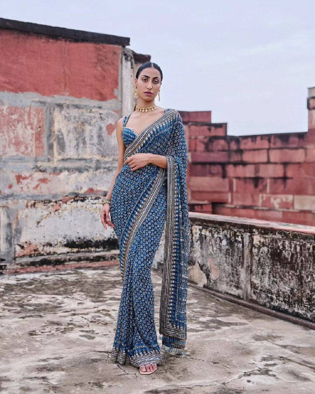 Premium Chiffon Saree