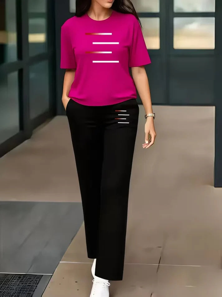 RelaxFit Printed Co-Ord Outfit