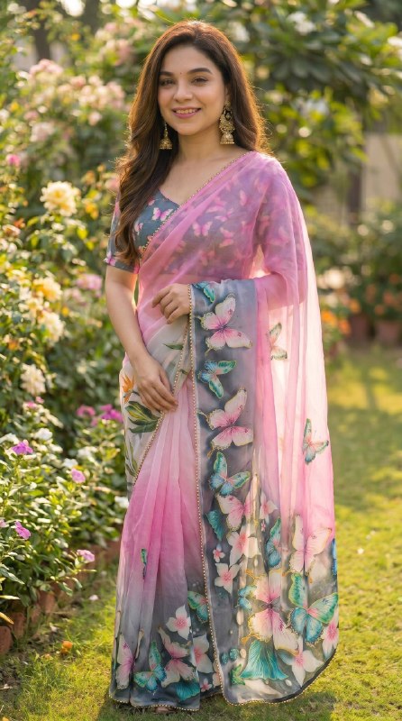 Premium Soft Georgette Saree