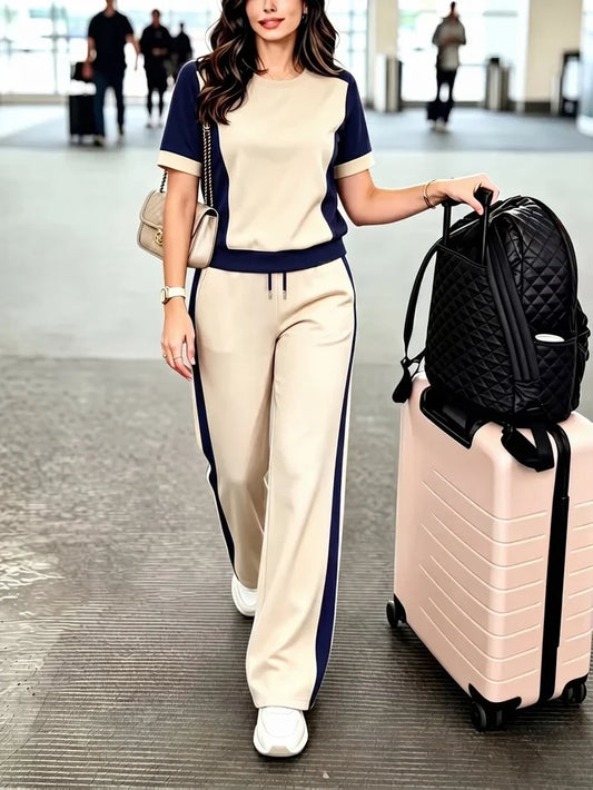 Airport Look Luxe 2-Piece Women’s Pantsuit Set