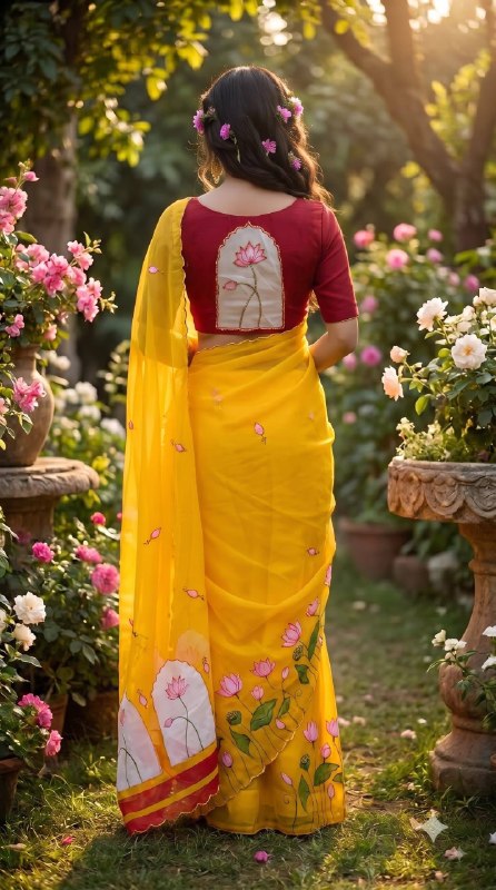Premium designer Soft pure Georgette handwork sarees