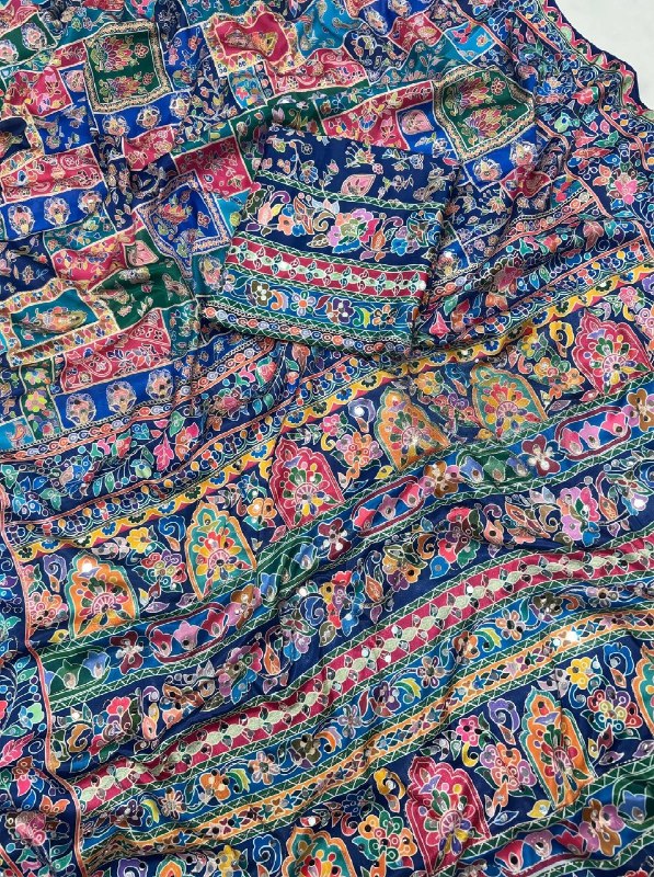 Premium Soft Chinnon Saree