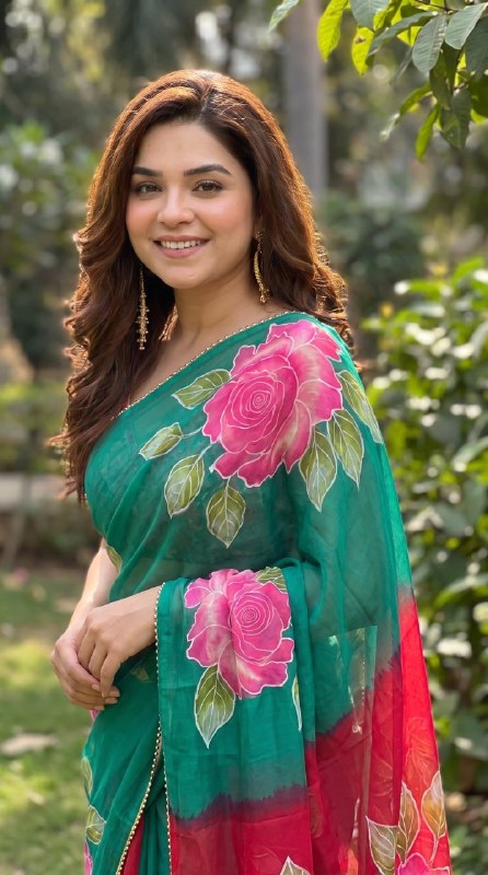 launching New Designer Soft Georgette saree