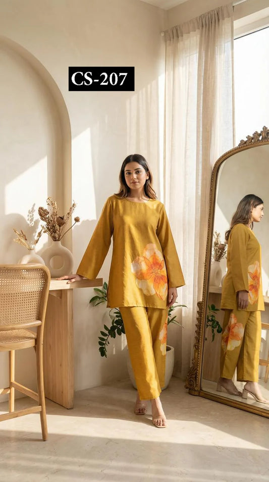 Mustard Bloom - Imported Rayon