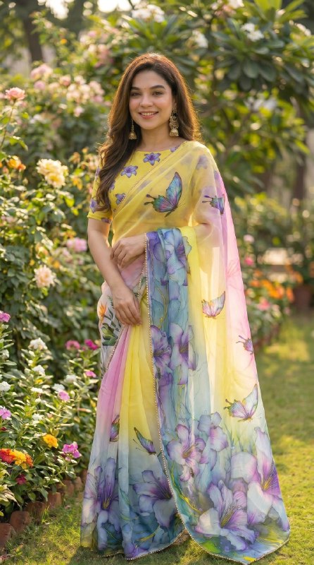 Premium Soft Georgette Saree