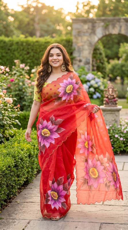Soft pure Georgette handwork sarees (Copy)