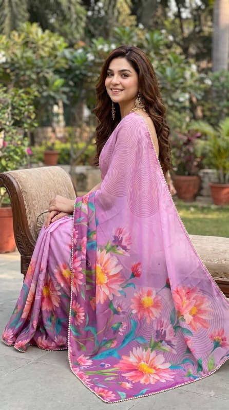 Premium designer Soft  Georgette sarees