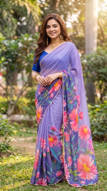 Premium designer Soft  Georgette sarees