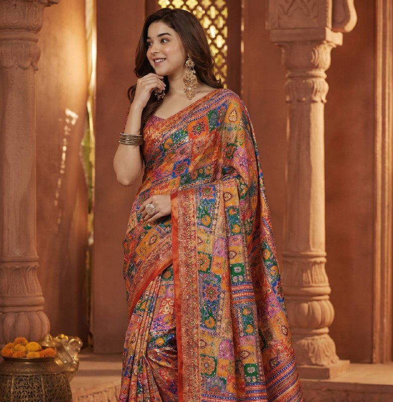 Premium Soft Chinnon Saree