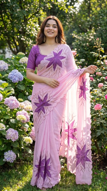 Premium Soft pure Georgette Saree