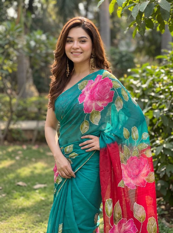 launching New Designer Soft Georgette saree