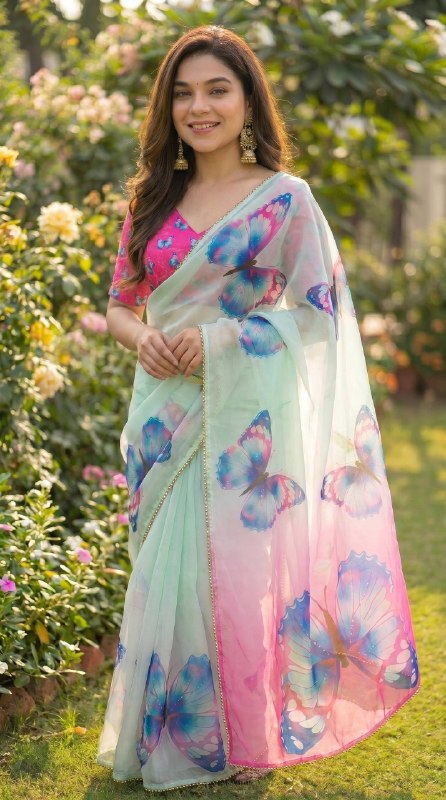 Premium Soft Georgette Saree