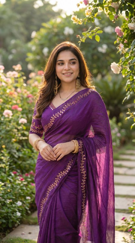 SPACE SILK BEAUTIFUL VALMOTI BORDER IN SAREE
