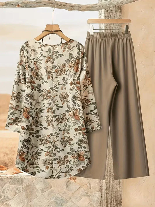 Flower Top Women's Relaxed Fit