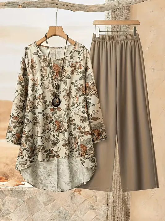 Flower Top Women's Relaxed Fit