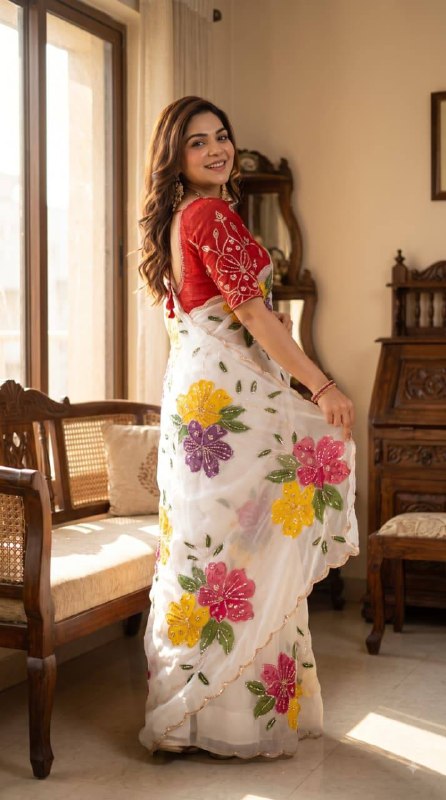 Premium designer Soft  Georgette sarees