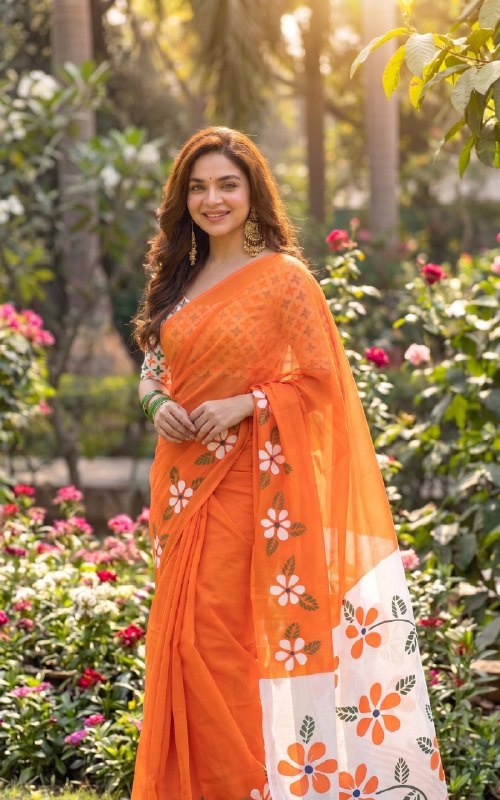Premium designer Soft pure Georgette sarees