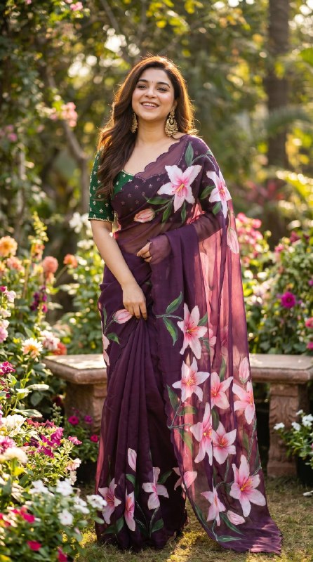 Premium Soft pure Georgette Saree