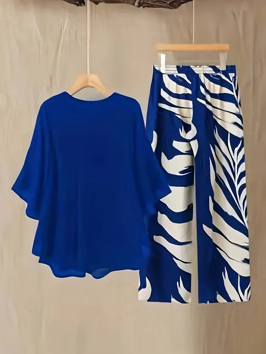 Chill Mode Co-Ord Set Half Sleeve T-shirt & Straight Leg Pant