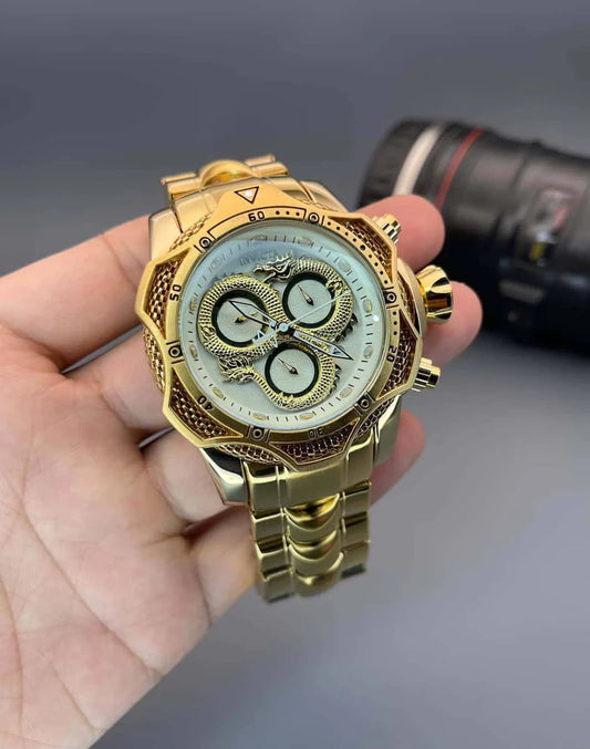Invicta White Dial Watch For Men's