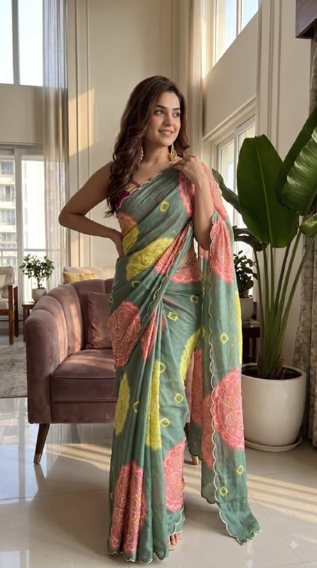 Premium designer Chiffon sarees