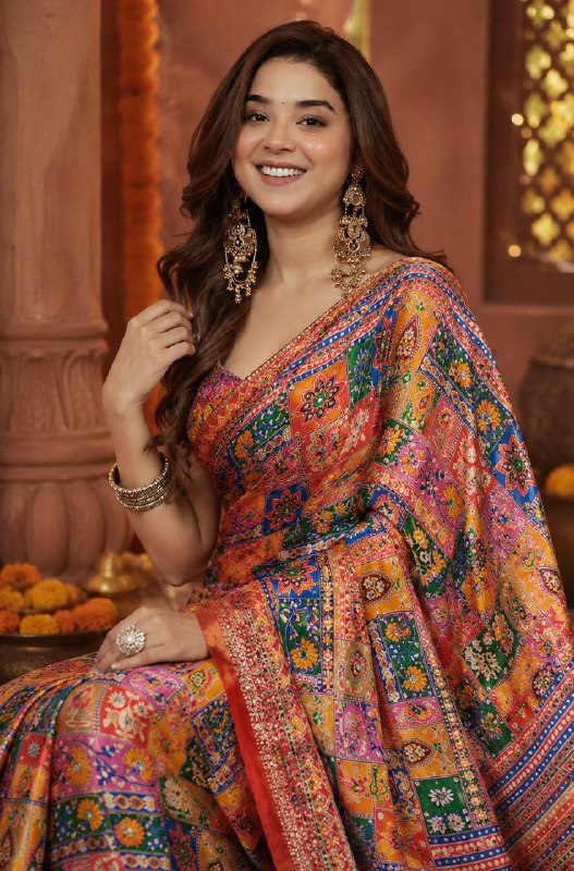 Premium Soft Chinnon Saree