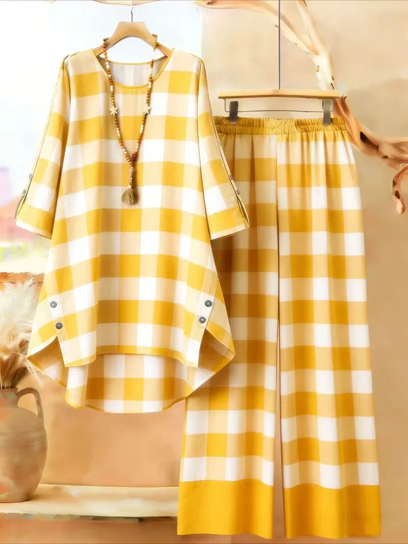Checks Women's Relaxed Fit Co-Ord-Set
