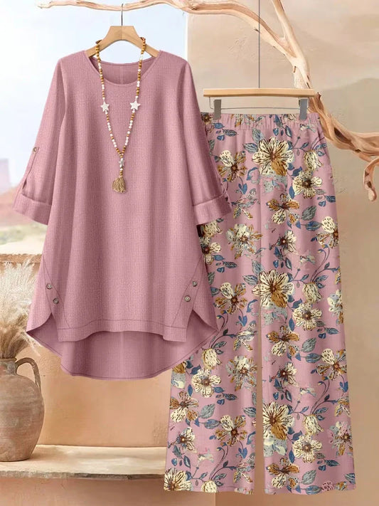 Flower Top Women's Relaxed Fit