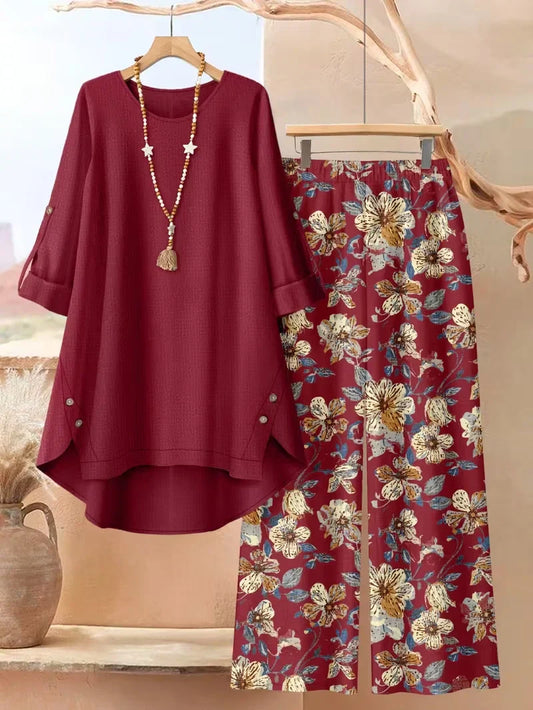 Flower Top Women's Relaxed Fit