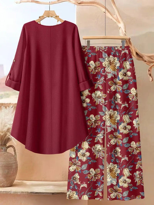 Flower Top Women's Relaxed Fit