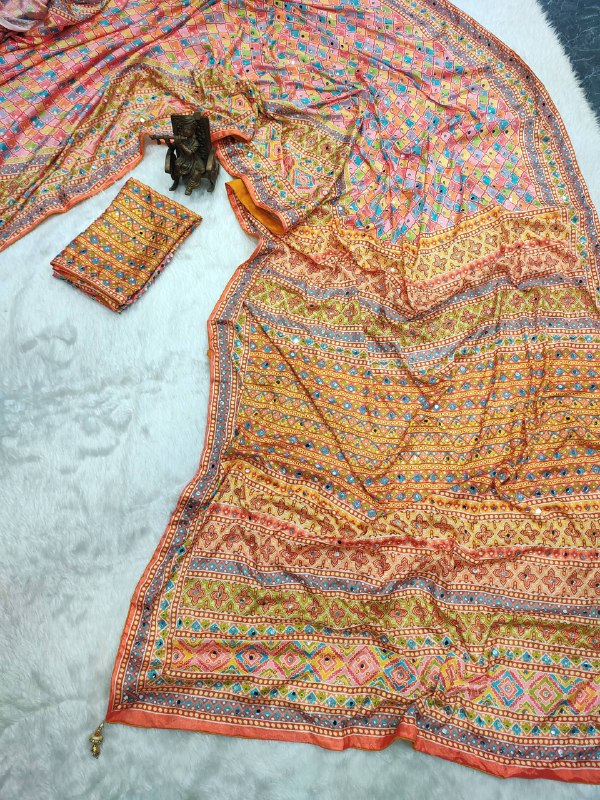 Premium Soft Chinnon Saree