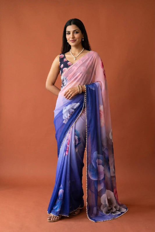 Premium designer Soft  Georgette sarees