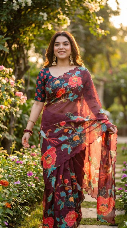Premium Soft pure Georgette Saree