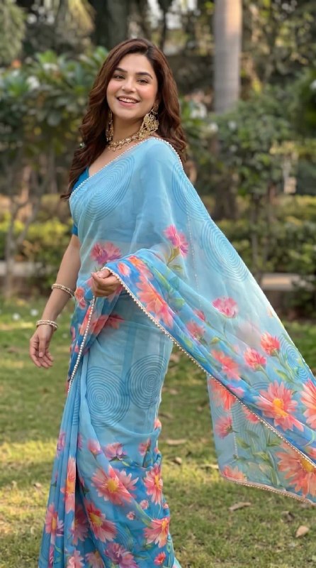 Premium designer Soft  Georgette sarees