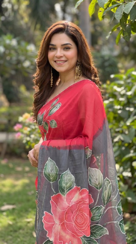 launching New Designer Soft Georgette saree